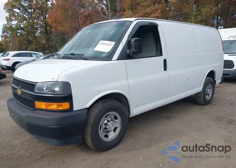 2018 Chevrolet Express 2500 Work Van from USA, damaged, VIN 1GCWGAFG2J1178424